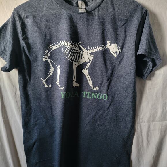 Yo La Tengo band t shirt size small heather navy - Picture 1 of 2